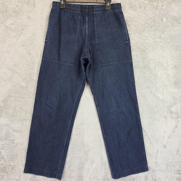 Margaret Howell Other - MHL Margaret Howell Pants Mens S Blue High Rise Relaxed Tapered Denim Pull On